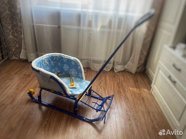 Детские санки коляска