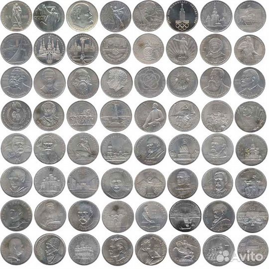 С.С.С.Р, юбилейные и памятные монеты