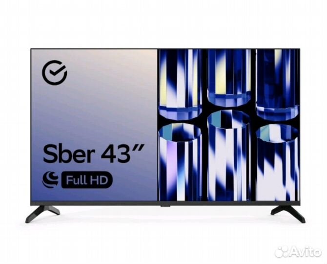 Смарт Телевизор Sber SDX-43F2122B 43