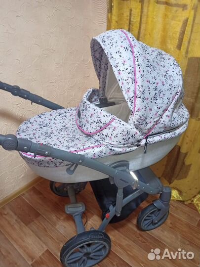Коляска для девочки 2 в 1