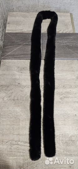 Черный пояс из канадской норки