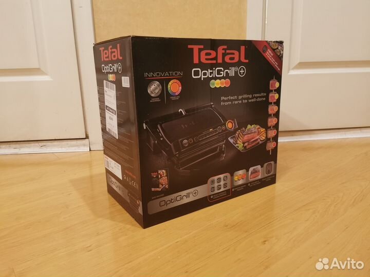 Электрогриль tefal optigrill+ gc712d34