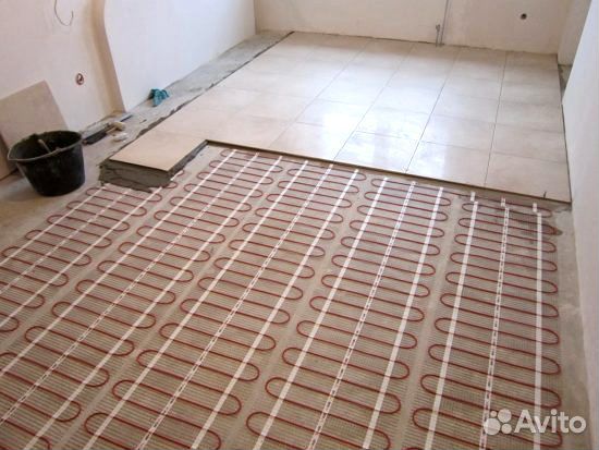 Тёплый пол электрический под плитку и ламинат