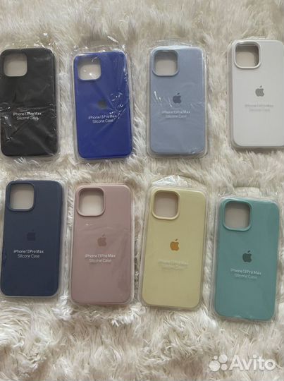 Чехлы Silicone case для iPhone 11 12 13