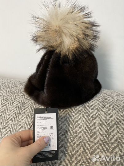 Шапка норковая женская новая