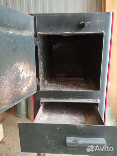 Твердотопливный котел с водяной рубашкой бу