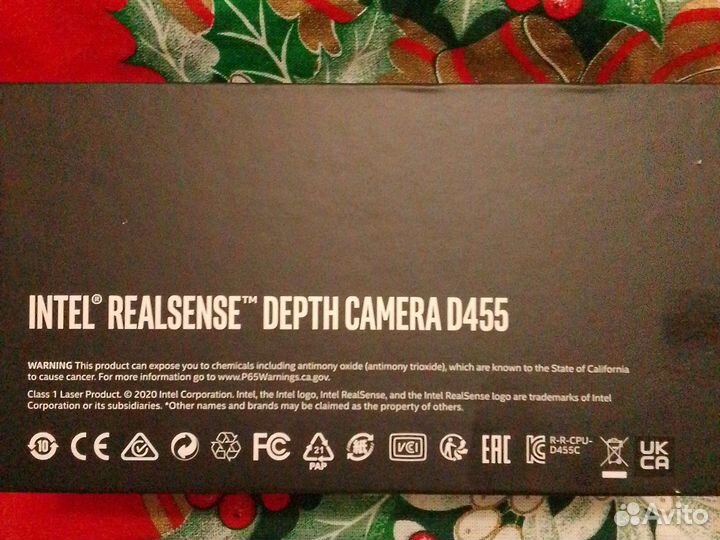 Видеокамера Intel realsense D455