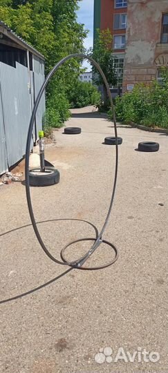 Фотозона металлическая круглая разборная