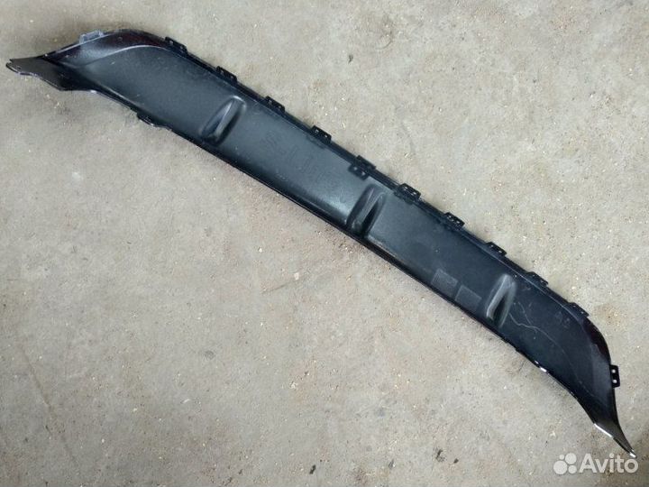 Спойлер (юбка) бампера задний Bmw X1 F48 2014+