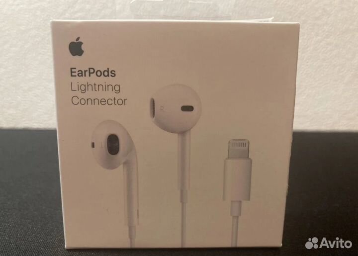 Наушники apple lightning оригинал новые проводные