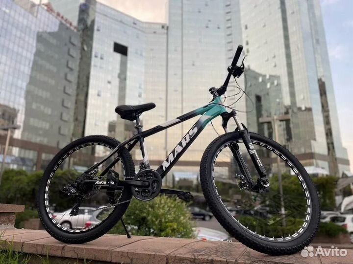 Совсем новый черный велик mars 26