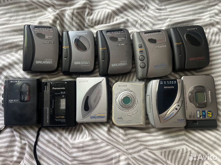 Кассетный плеер sony walkman panasonic