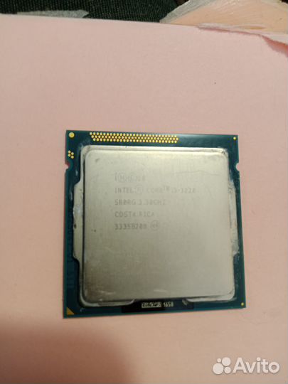 Процессор core I3-3220 3,30GHZ Сокет LGA1155