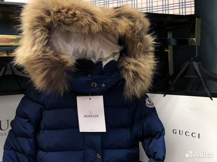 Куртка парка moncler детская зимняя