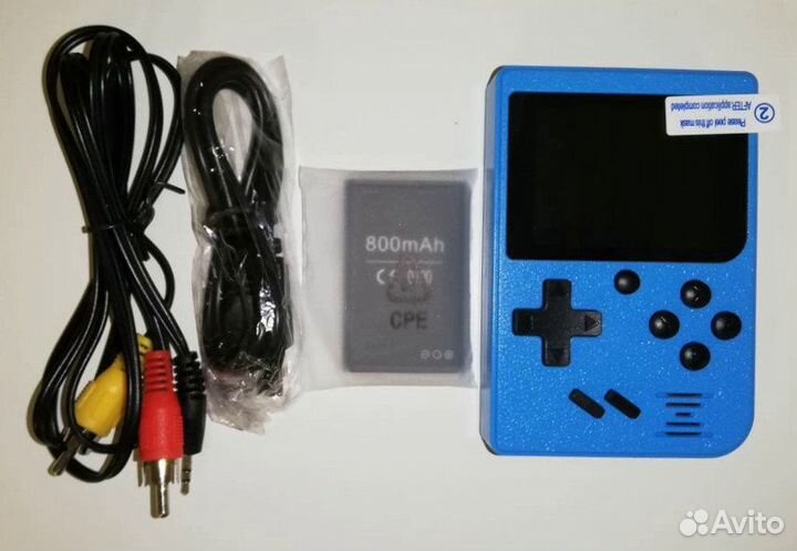 Карманная игровая приставка 8 бит 129 игр с контро