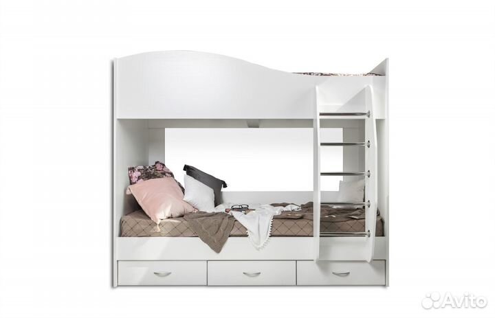 Кровать Mamamia двухъярусная с ящиками кр-05