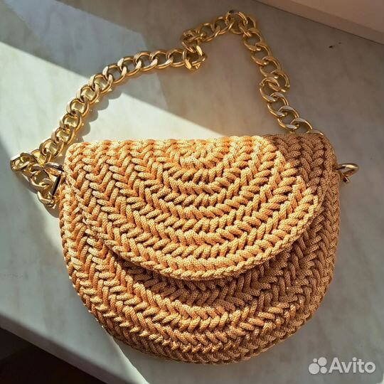 Вязаная сумка крючком