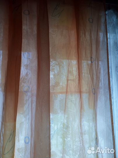 Шторы тюль пара - в идеальном состоянии