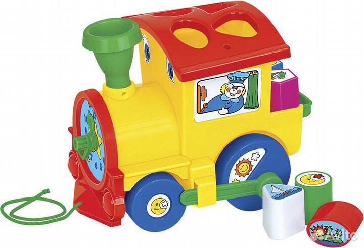 Занимательный паровозик (в сетке) 6189