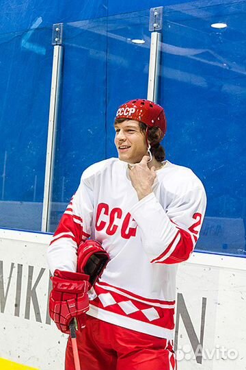 Оригинальная хоккейная майка Фетисова N2 СССР