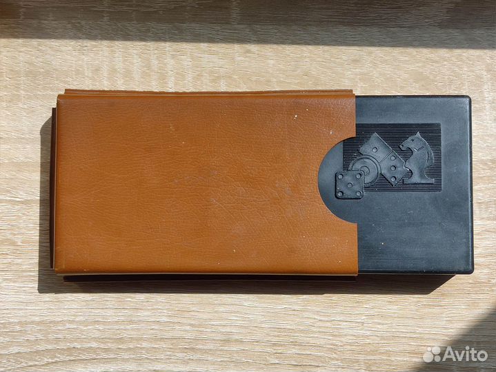 Набор дорожных игр СССР шахматы, шашки, домино