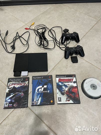 Sony playstation 2 slim (чипована)