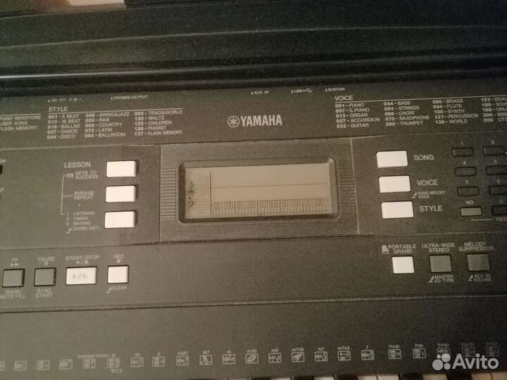 Синтезатор yamaha psr e 343