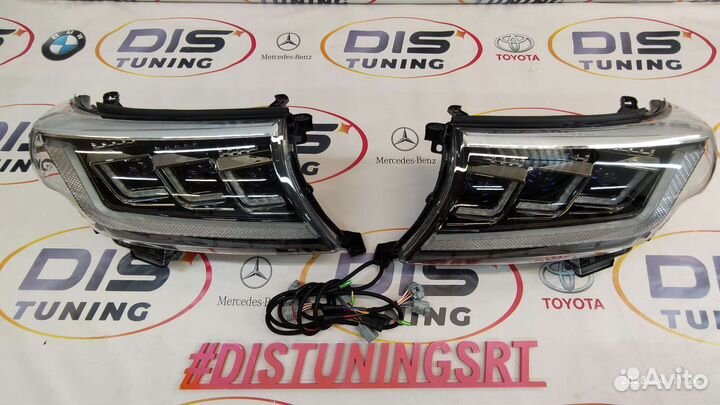 Фары Land Cruiser 200 2008-2015г Стиль LC300