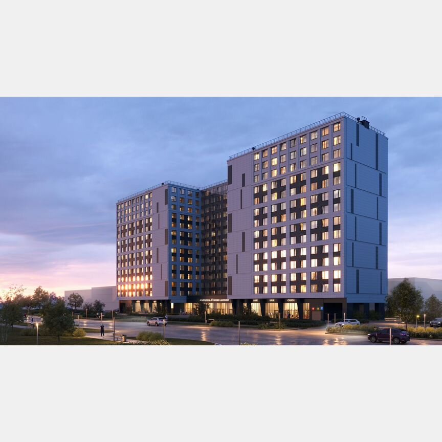 Апартаменты-студия, 50,9 м², 7/14 эт.