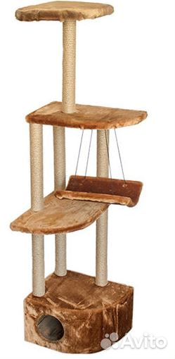 Домик-когтеточка-лежанка Башня 48х48х171,арт 42330