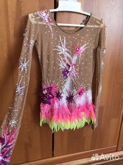 Купальник для художественной гимнастики рост 122-1