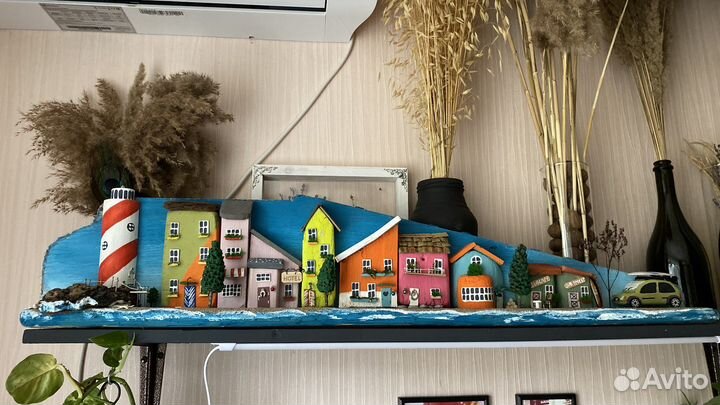 Дрифтвуд деревня картина маяк коряга