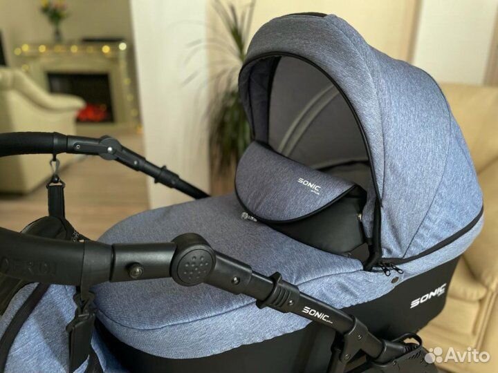 Коляска 3 в 1 Verdi sonic Plus джинс