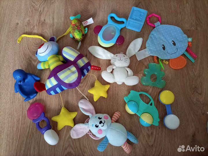 Игрушки погремушки коврик пакетом