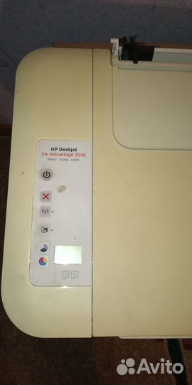 Принтер сканер Hp Deskjet 2545 Нет картридже