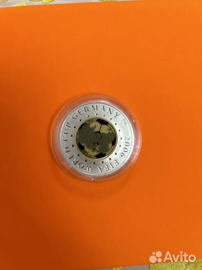 Серебряная монета Fifa 2006, Беларусь