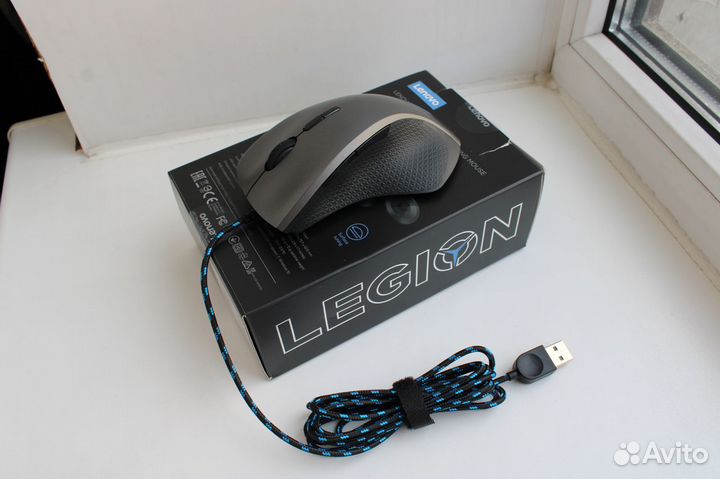 Игровая мышь проводная Lenovo Legion M500 RGB