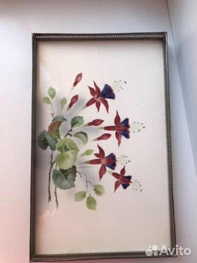 Поднос старинный. Антикварный. 38смх23.5см