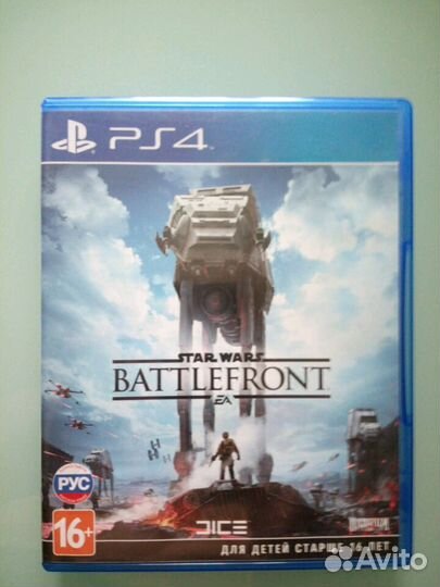Игра, диск Playstation4, Star Wars Battlefront