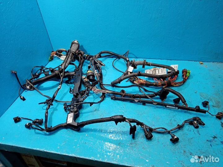 Проводка моторного отсека Bmw X6 F16 N57D30A 2016