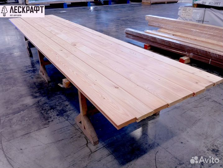 Доска пола 27*141*4000 мм сорт C лиственница