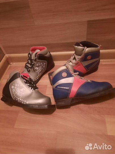 Лыжные Ботинки 2 пары