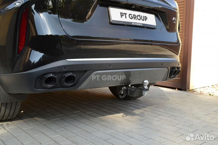 Фаркоп Chery Exeed RX легкосъемный квадрат