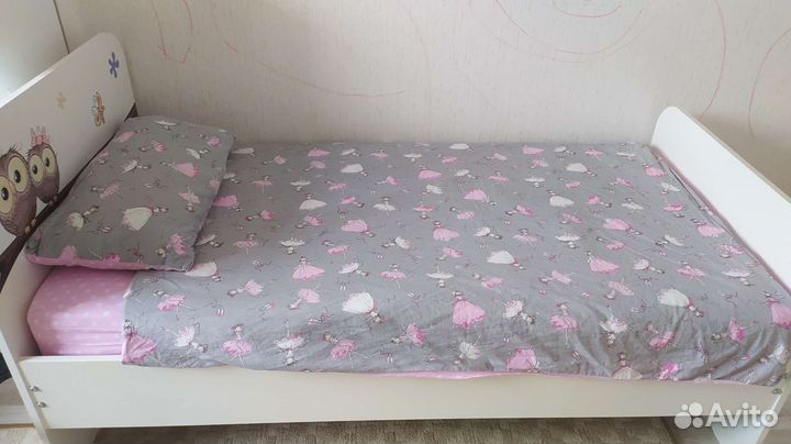 Детская кровать 160 на 80 с матрасом