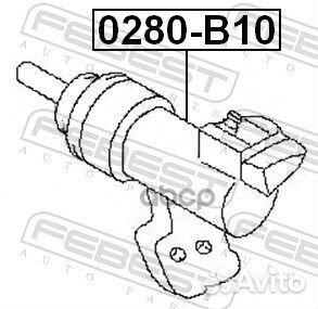 Цилиндр сцепления рабочий 0280-B10 Febest