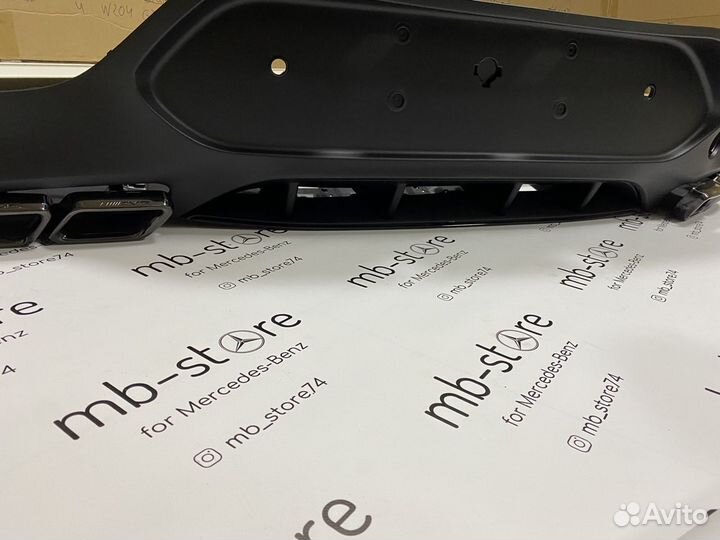 Диффузор на Mercedes GLC coupe дорест 6.3 AMG