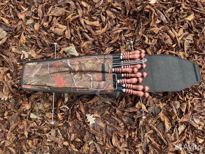 Подарочный набор шашлычный с шампурами