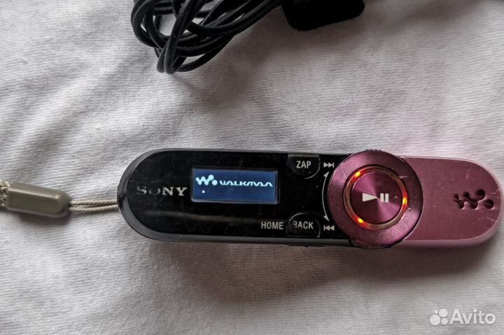 Sony nwz-b163f плеер и наушники hpm-70