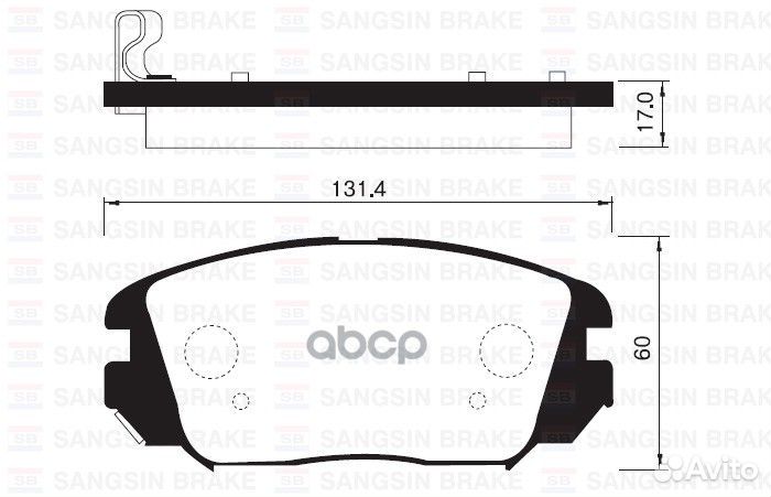 Колодки тормозные hyundai sonata V(NF) /KIA opir