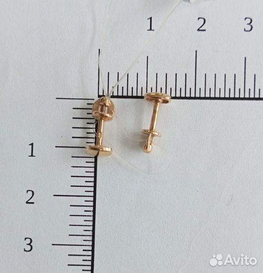 Золотые серьги 585 пробы. Арт 152